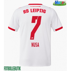 RB Leipzig Antonio Nusa #7 Hemmatröja 2025-26 Kortärmad
